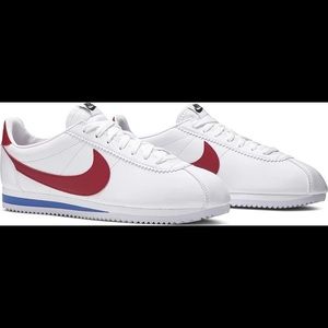 Nike Women’s Classic Cortez Leather 'White Red'